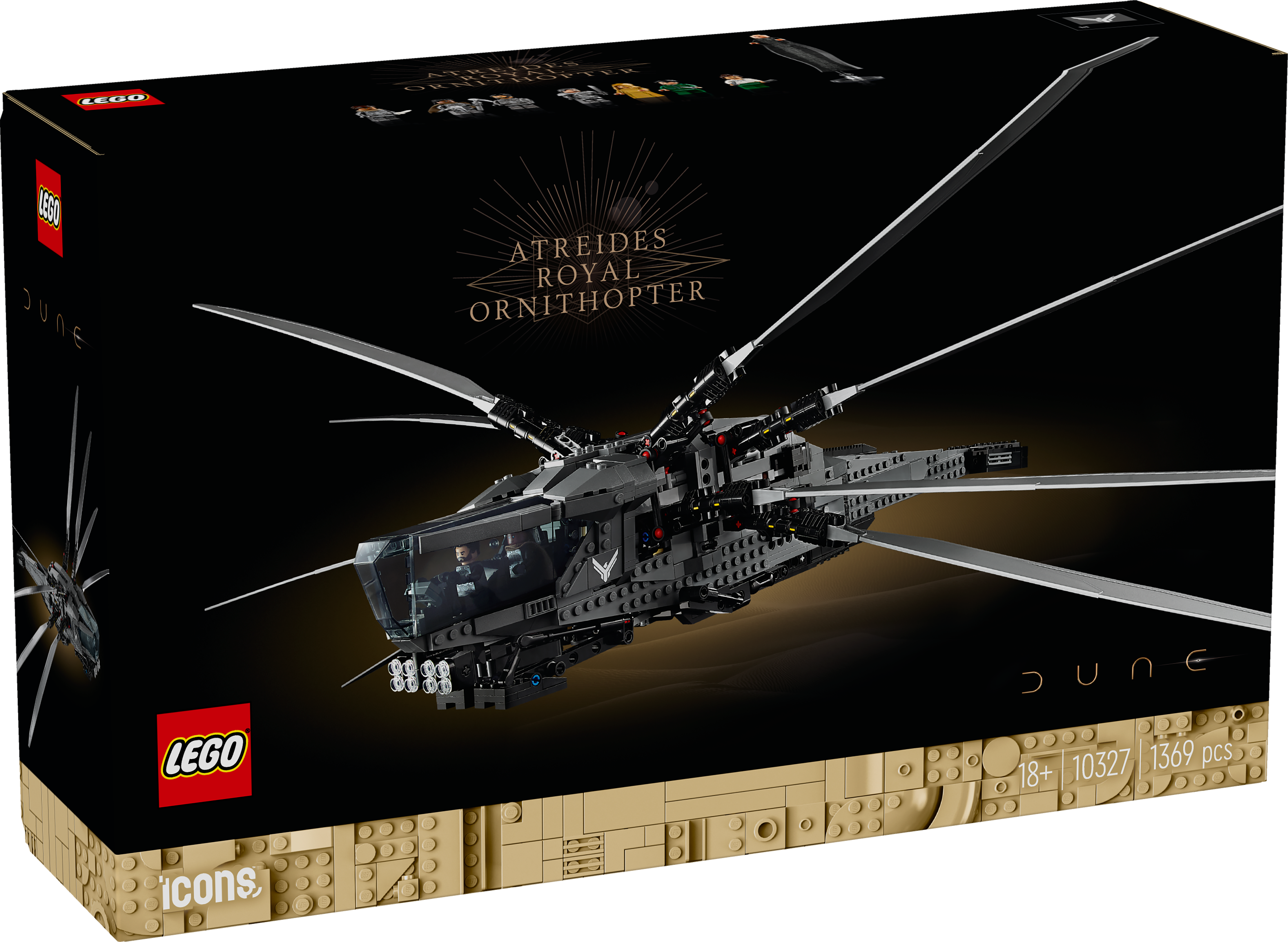 LEGO® Icons 10327 Dune Atreides Royal Ornithopter Set