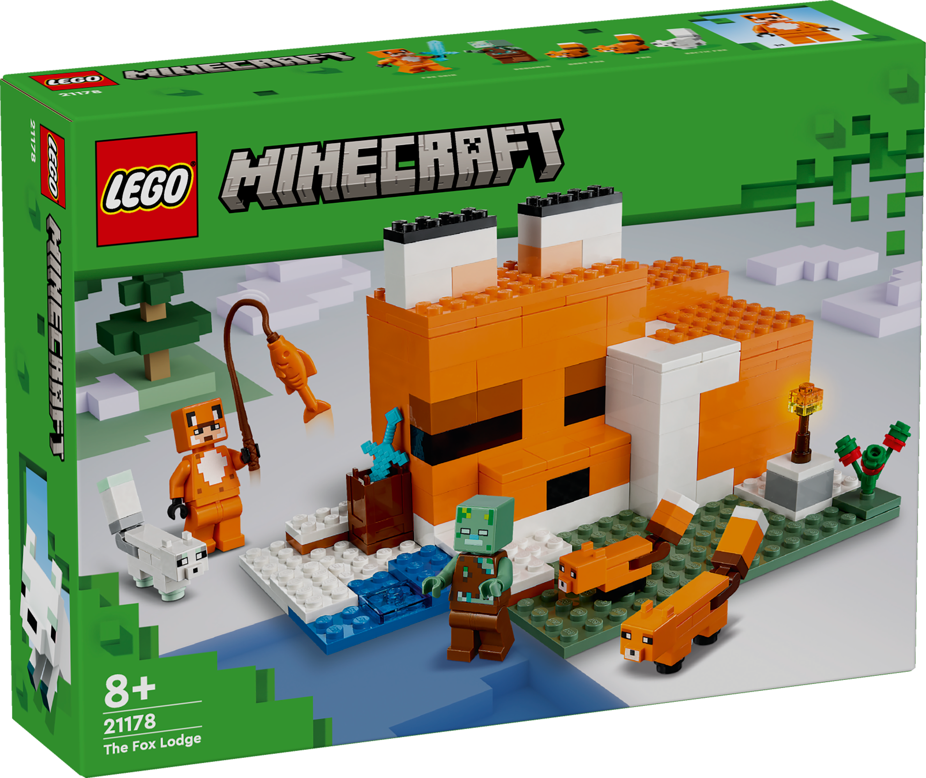 LEGO® Minecraft 21178 Die Fuchs-Lodge