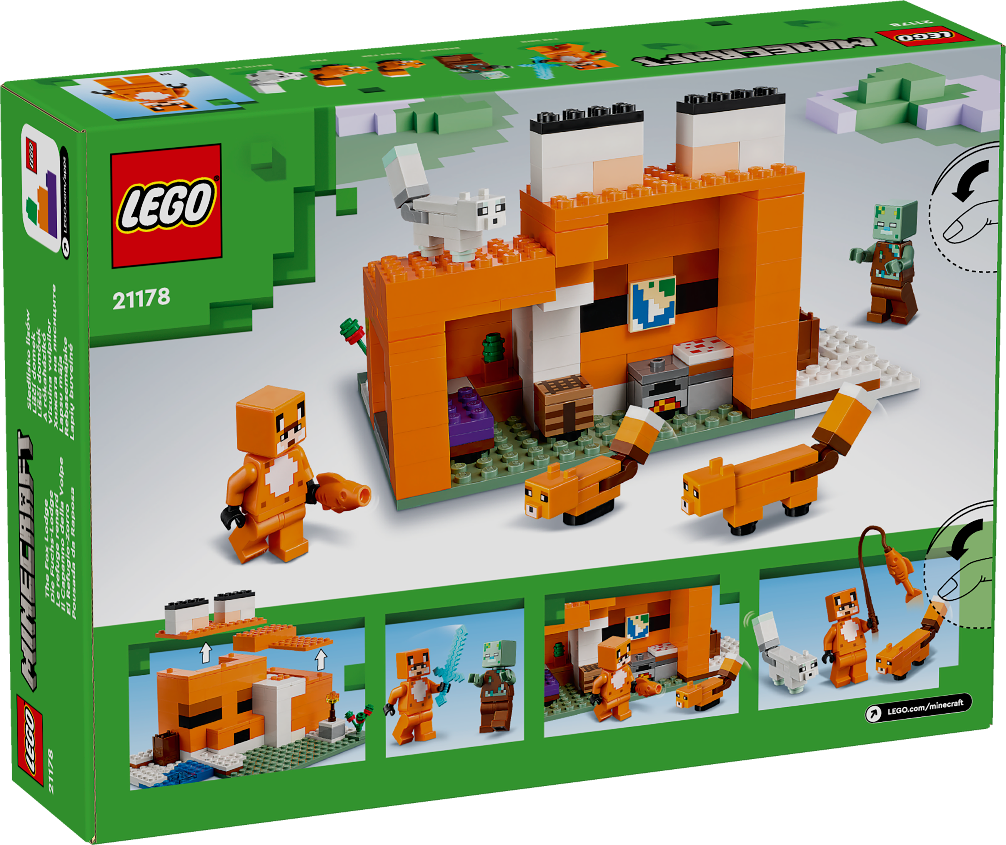 LEGO® Minecraft 21178 Die Fuchs-Lodge