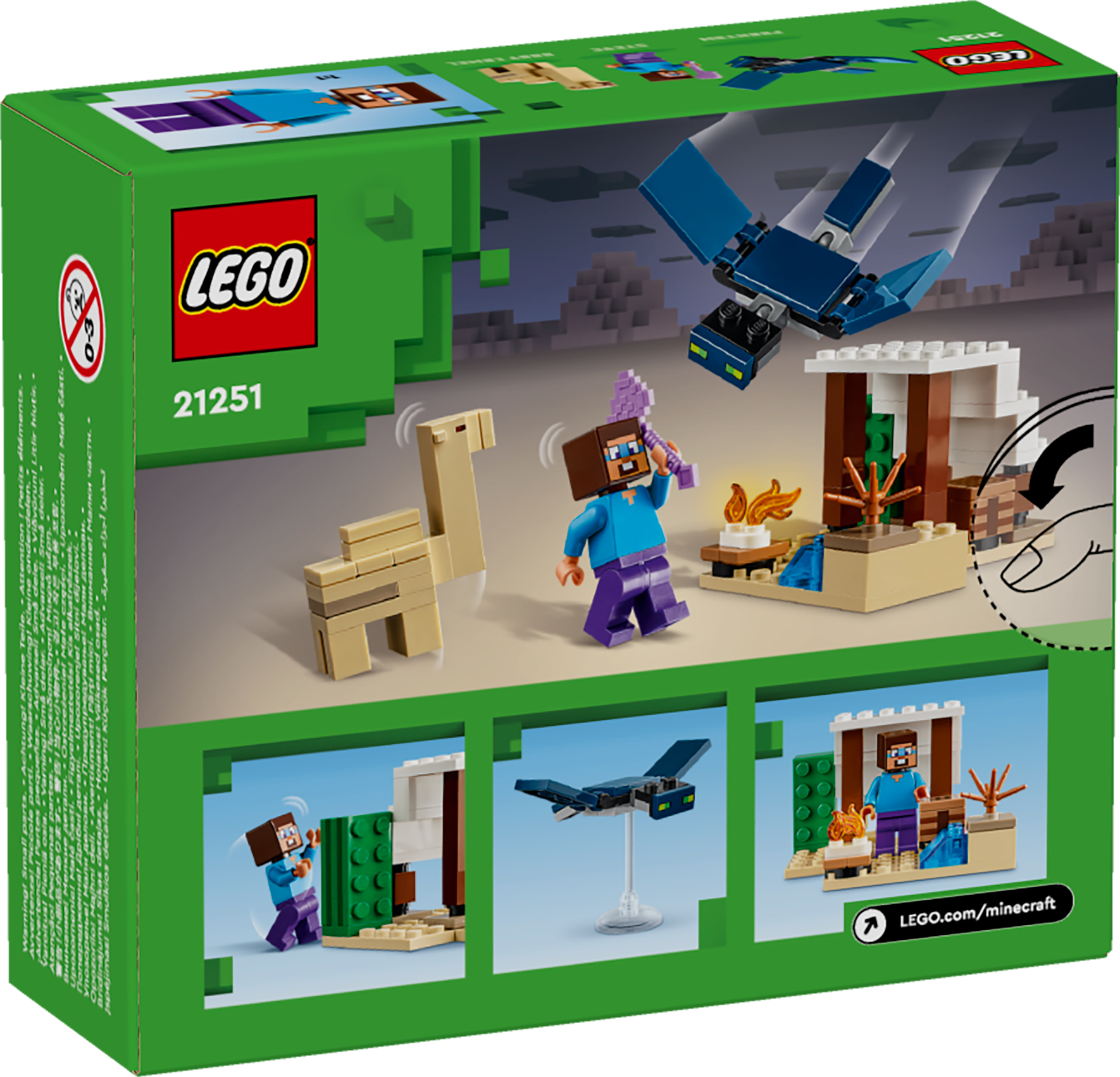 LEGO® Minecraft 21251 Steves Wüstenexpedition