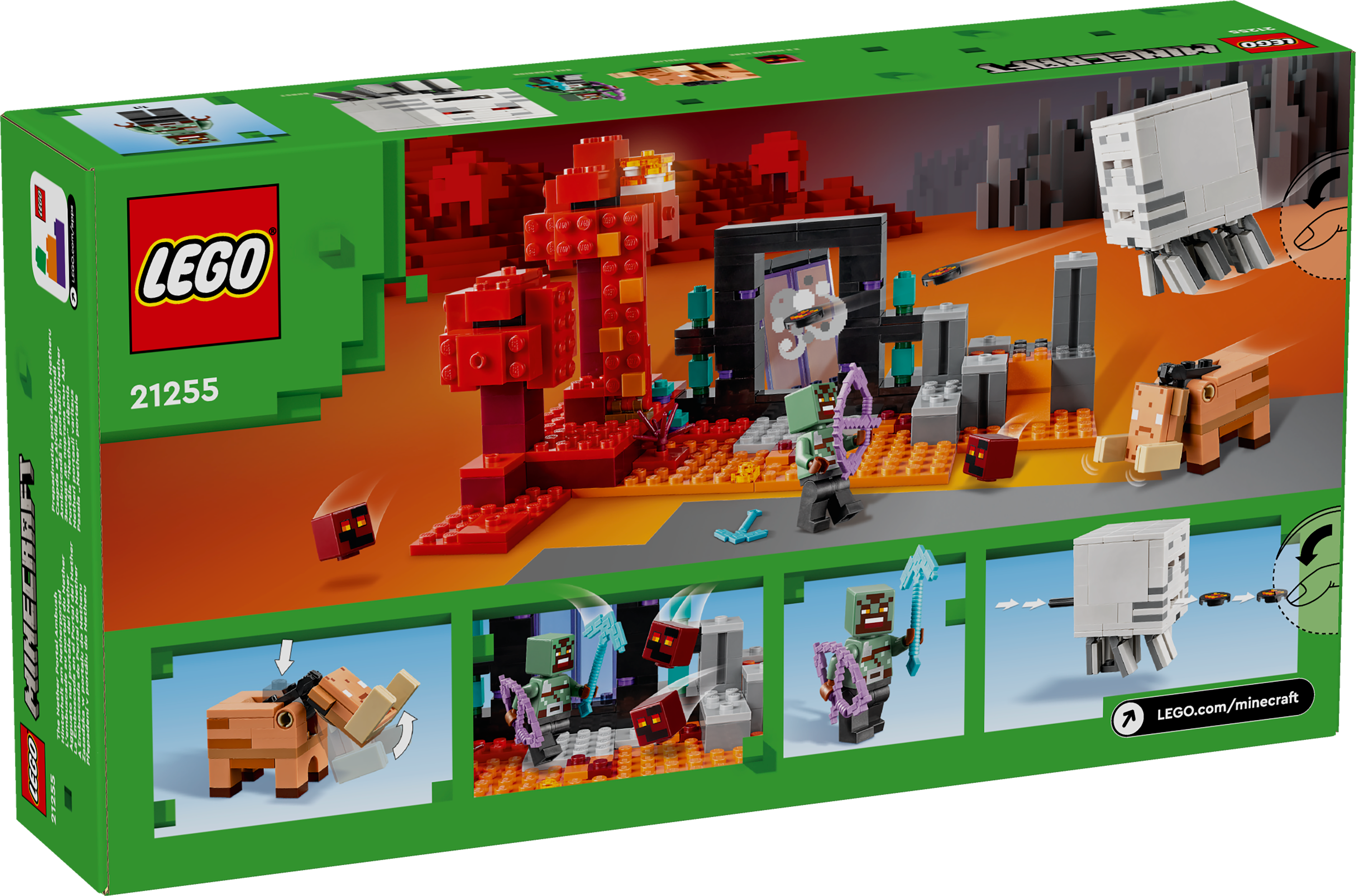 LEGO® Minecraft 21255 Hinterhalt am Netherportal