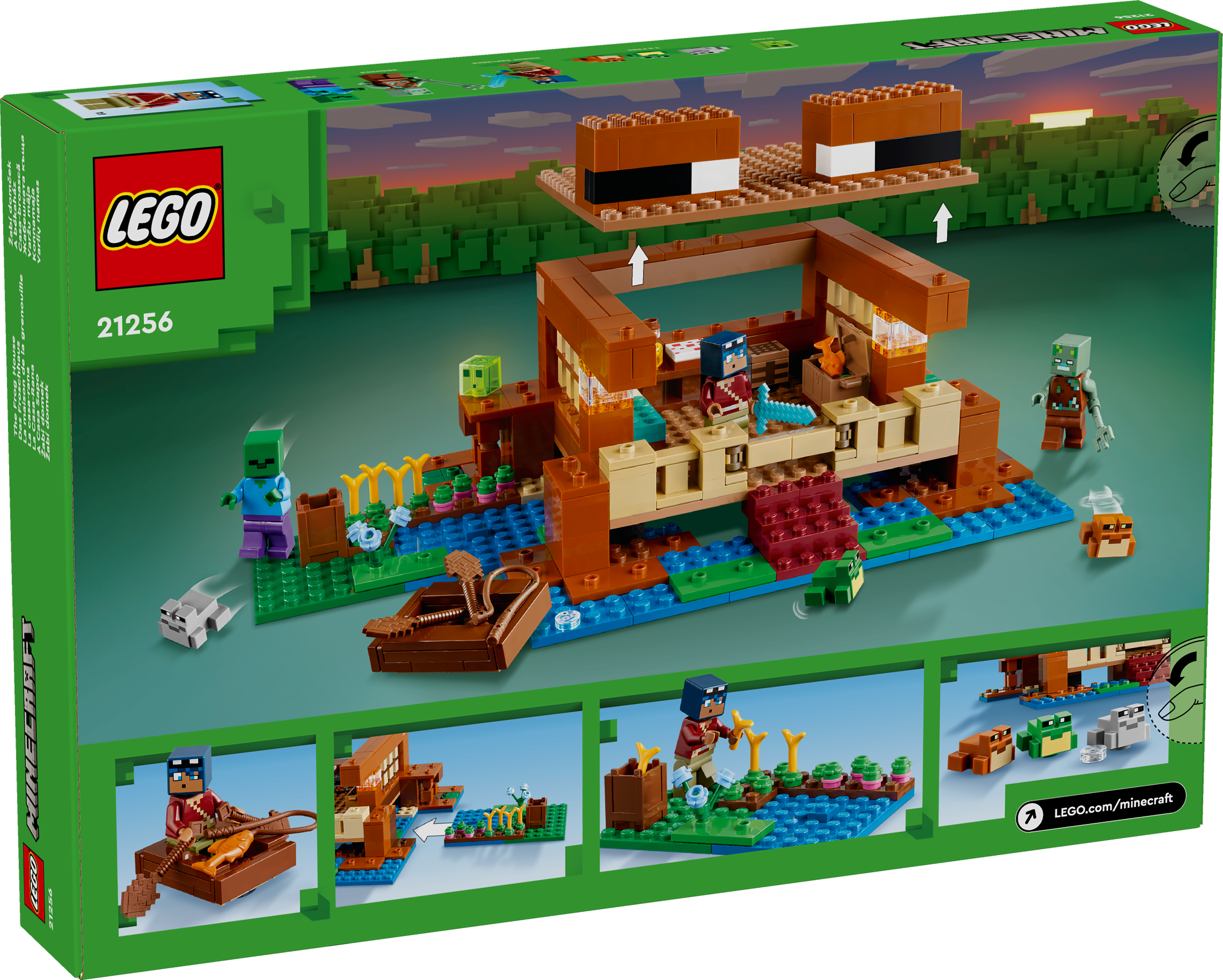 LEGO® Minecraft 21256 Das Froschhaus