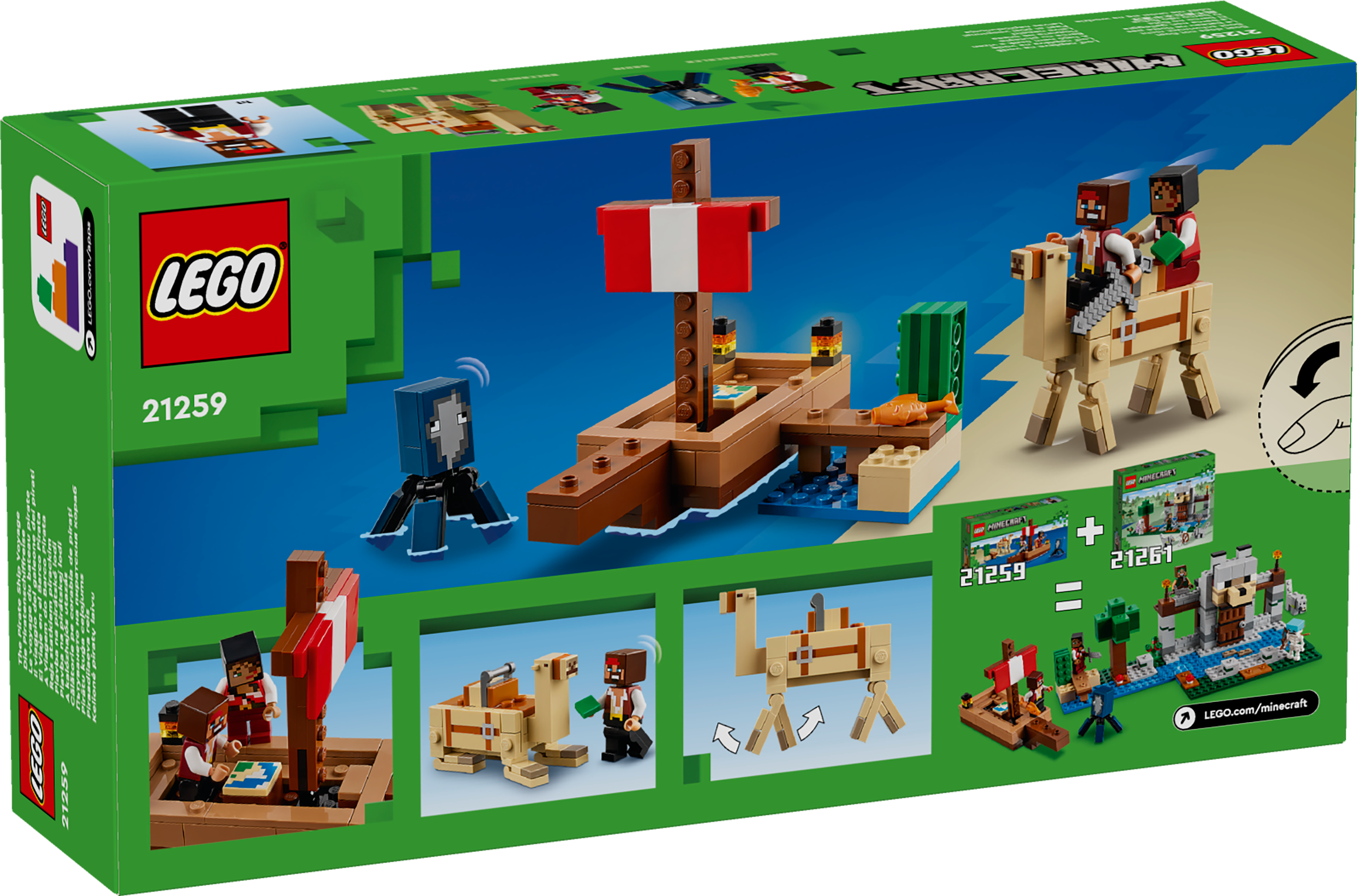 LEGO® Minecraft 21259 Die Piratenschiffreise