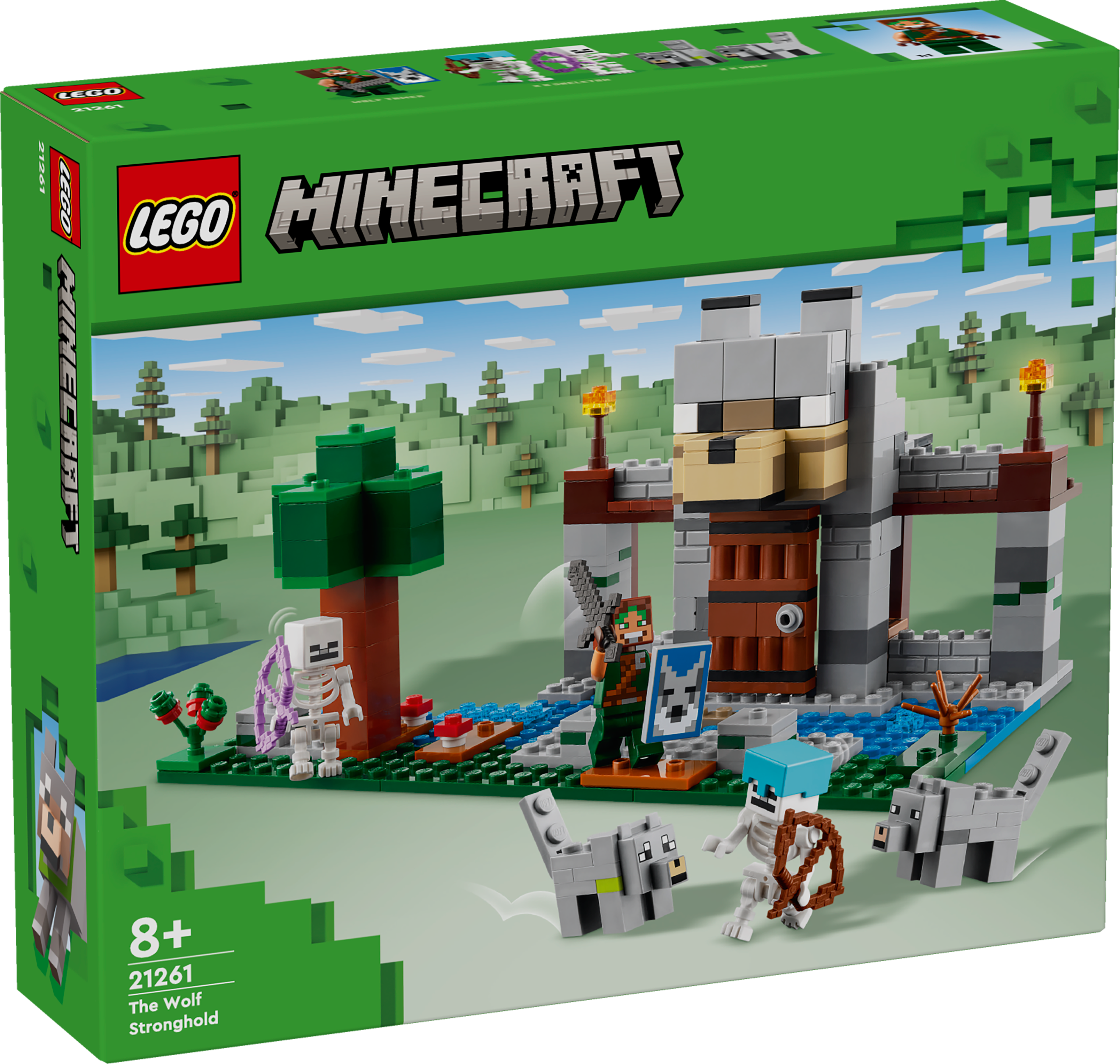 LEGO® Minecraft™ 21261 Die Wolfsfestung