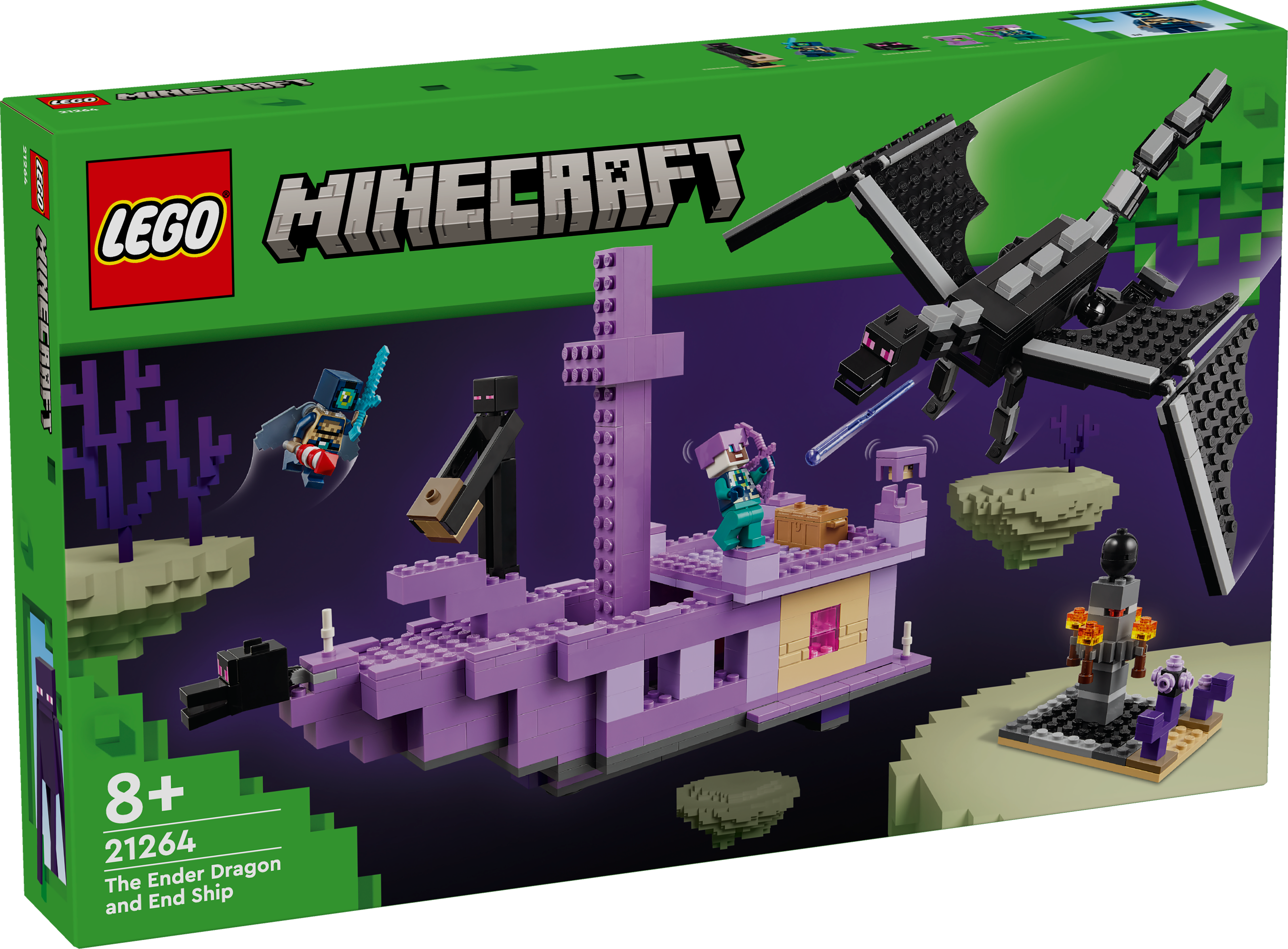 LEGO® Minecraft 21264 Der Enderdrache und das Endschiff