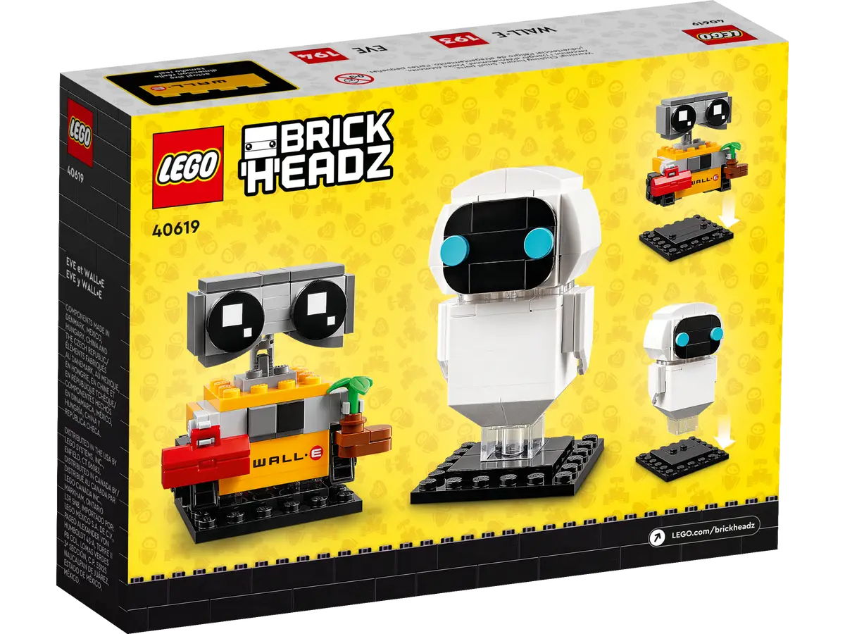 LEGO® Brickheadz 40619 EVE und WALL•E