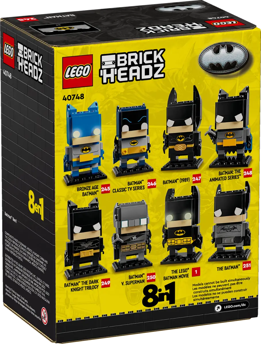 LEGO® Brickheadz 40748 Batman™ 8-in-1-Figur