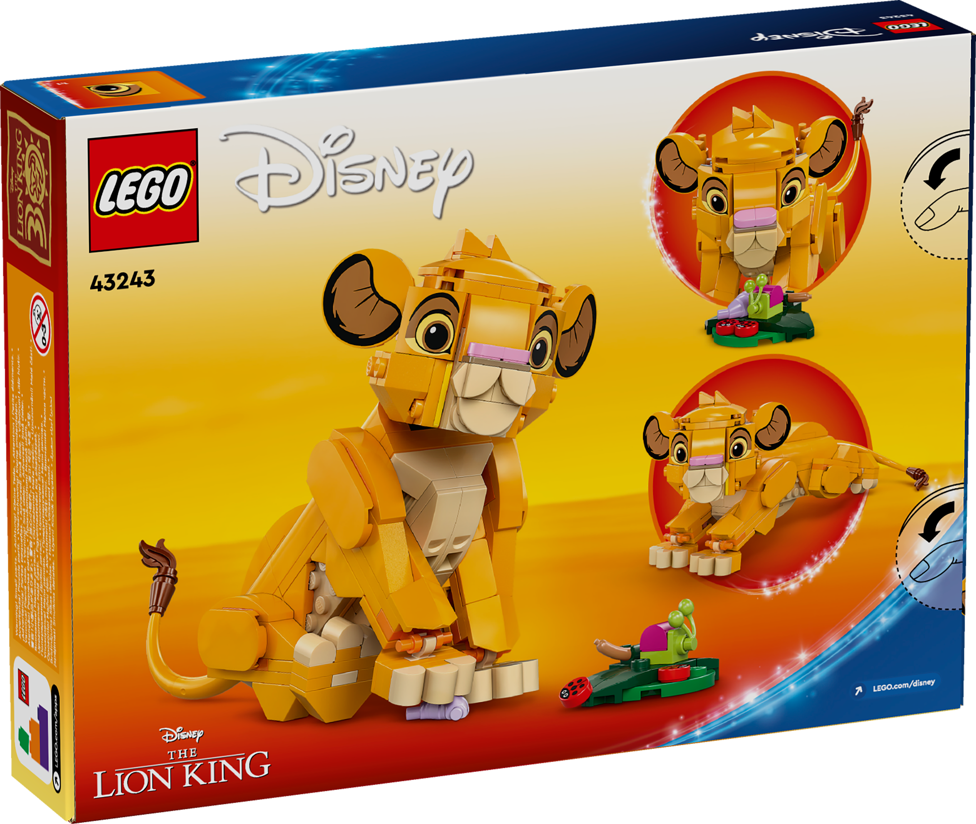 LEGO® Disney 43243 Simba, das Löwenjunge des Königs