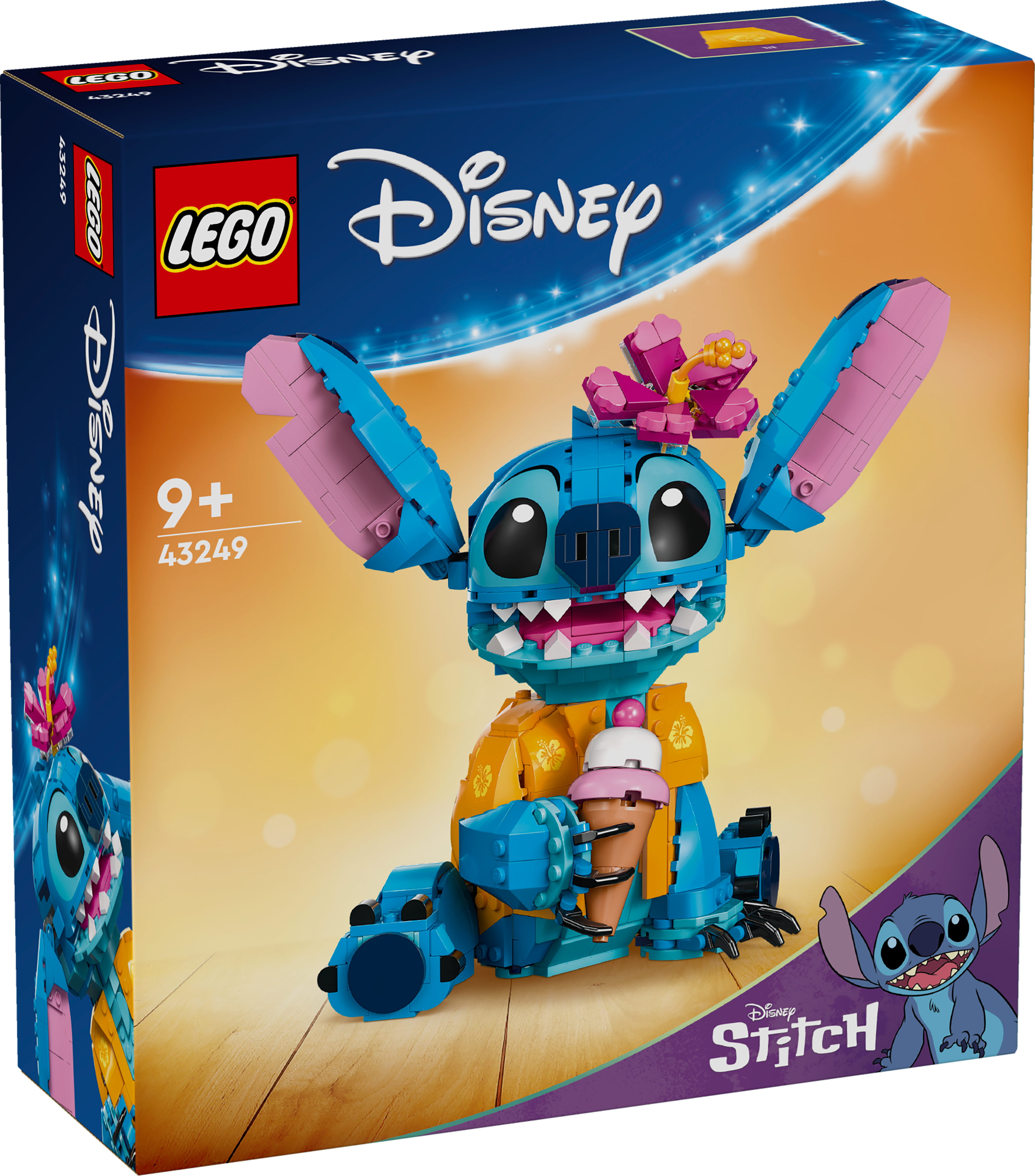 LEGO® Disney Classic 43249 Stitch, Figur mit Eiswaffel