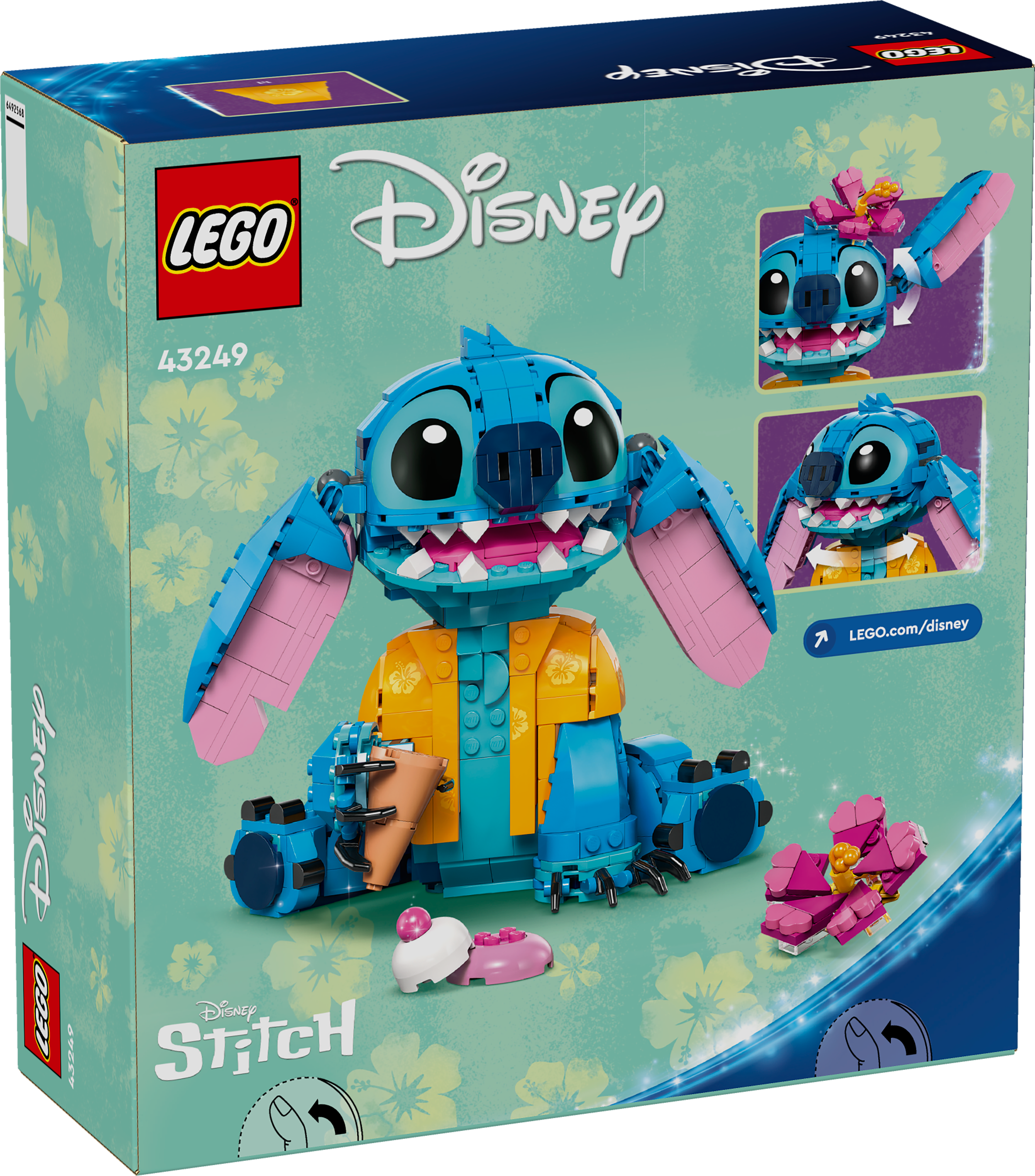 LEGO® Disney Classic 43249 Stitch, Figur mit Eiswaffel