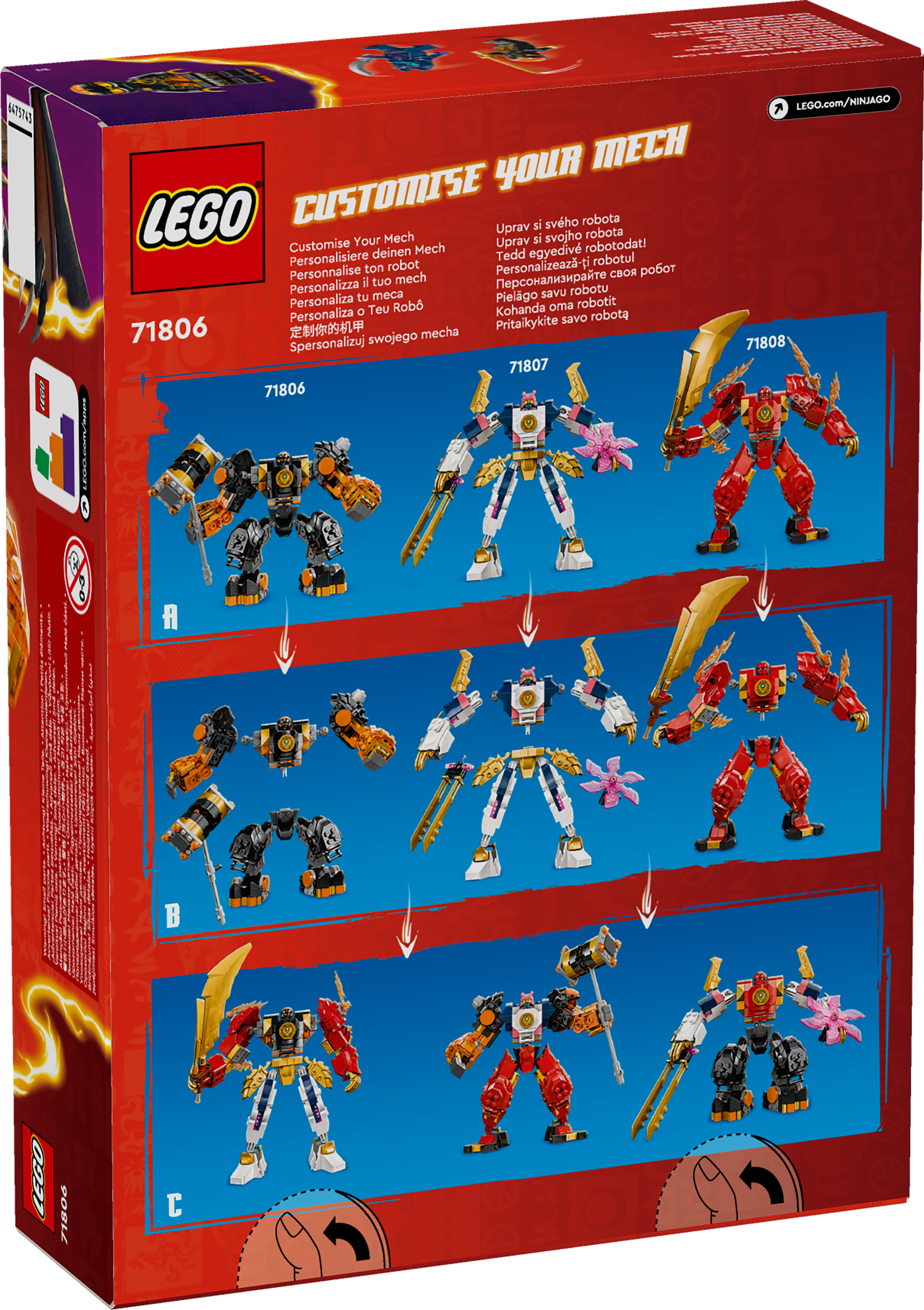 LEGO® NINJAGO 71806 Coles Erdmech