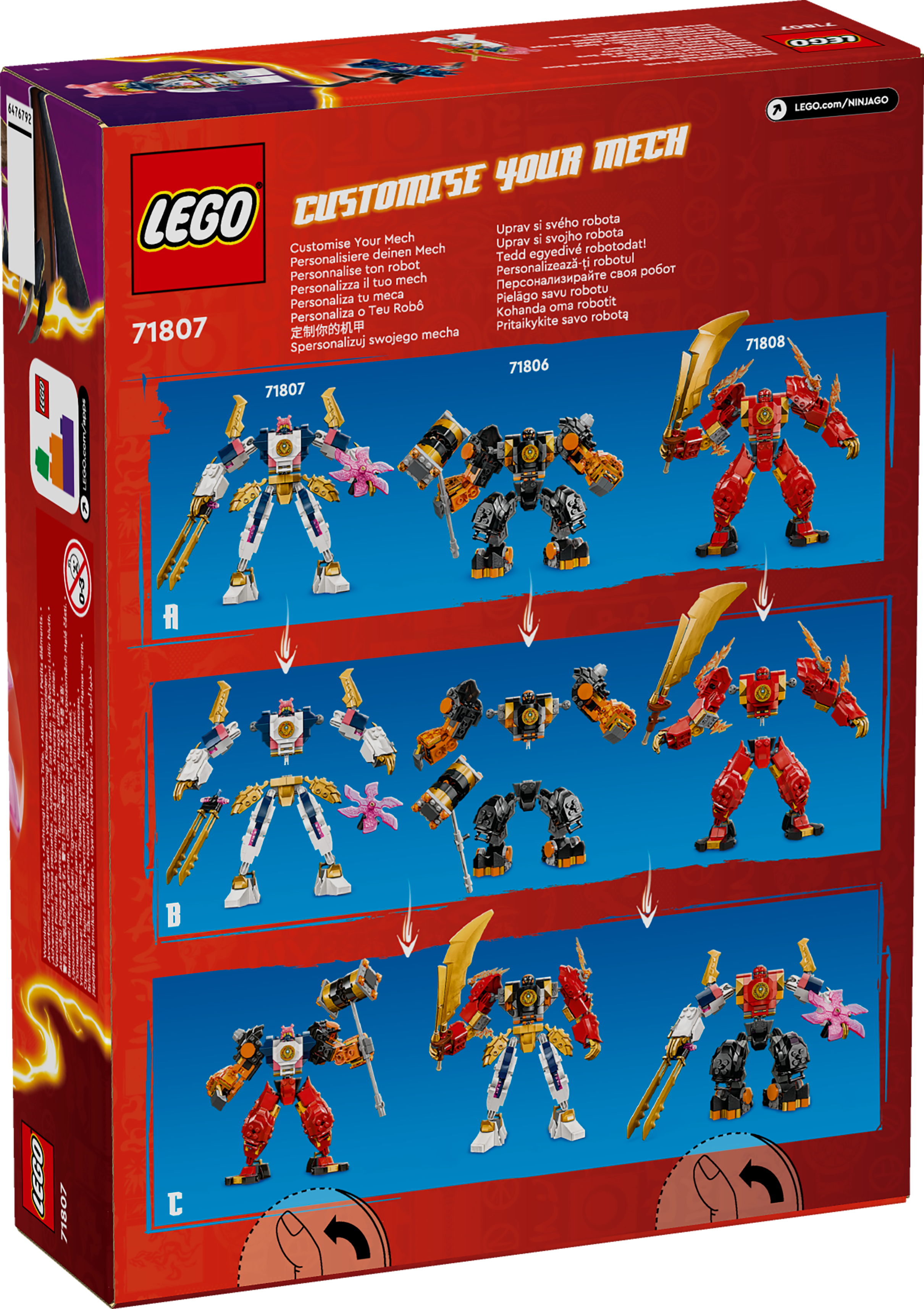 LEGO® NINJAGO 71807 Soras Technikmech