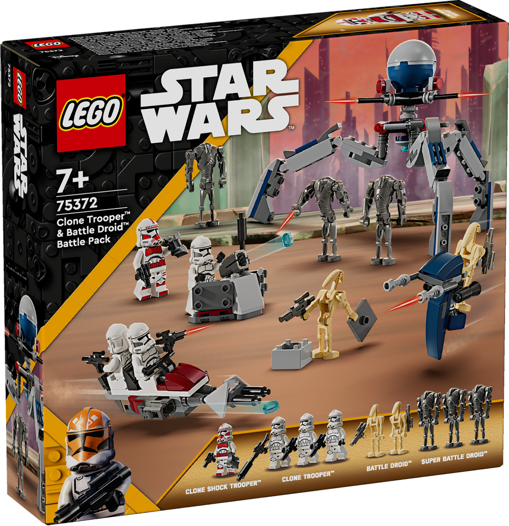 LEGO® Star Wars™ 75372 Clone Trooper™ & Battle Droid™ Battle Pack