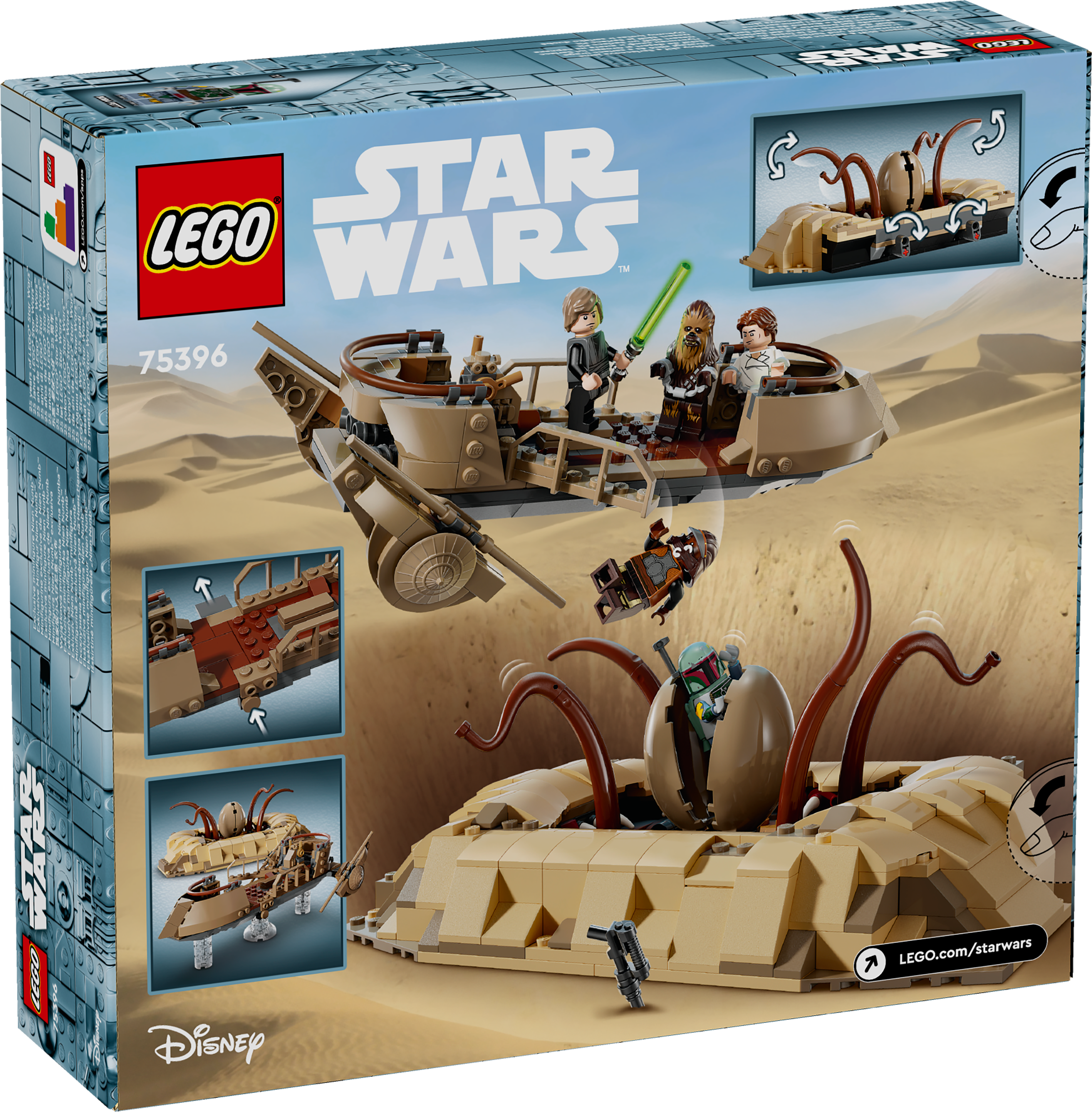 LEGO® Star Wars™ 75396 Wüsten-Skiff und Sarlacc-Grube