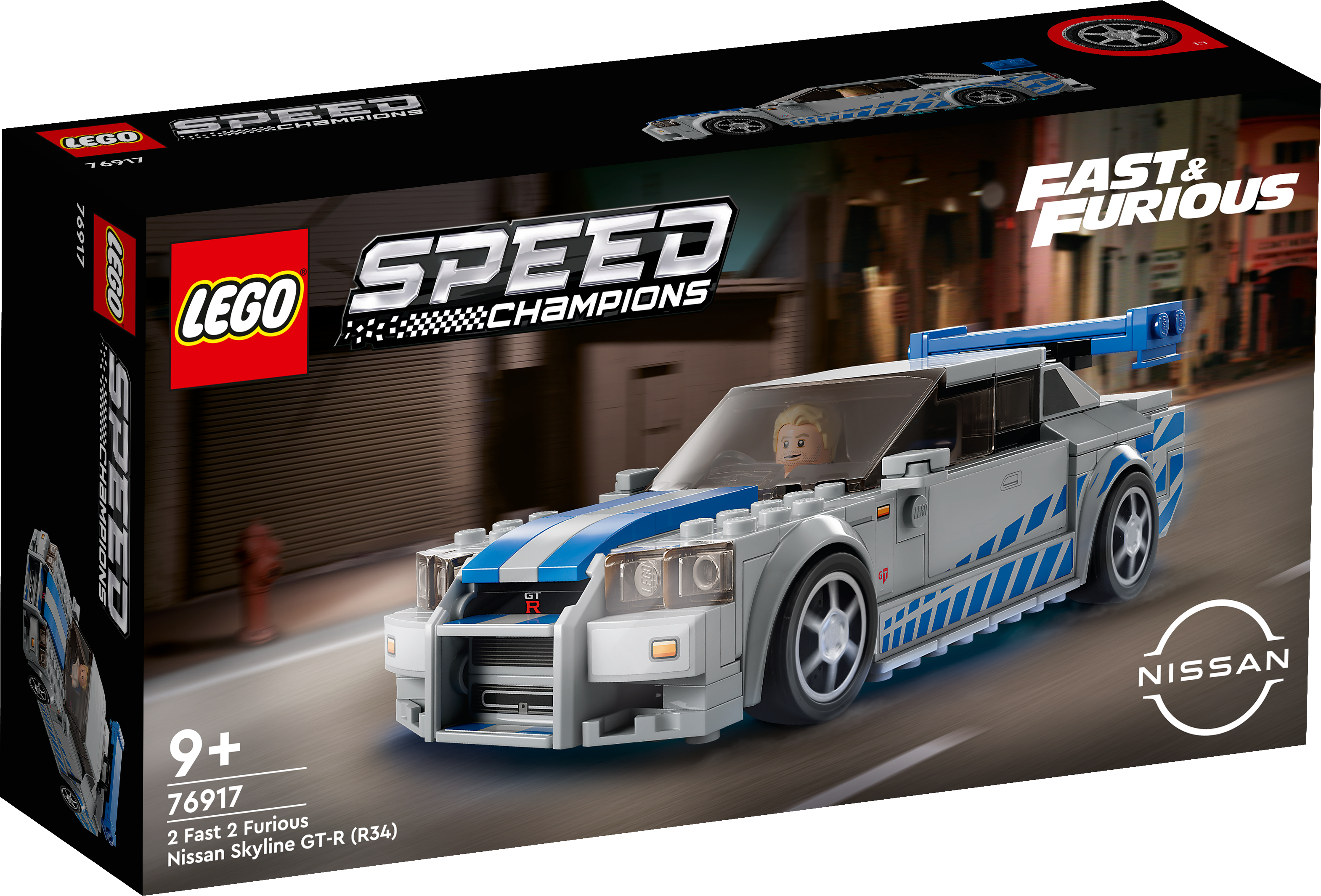 LEGO® Speed Champions 76917 2 Fast 2 Furious Nissan Skyline GT-R (R34)