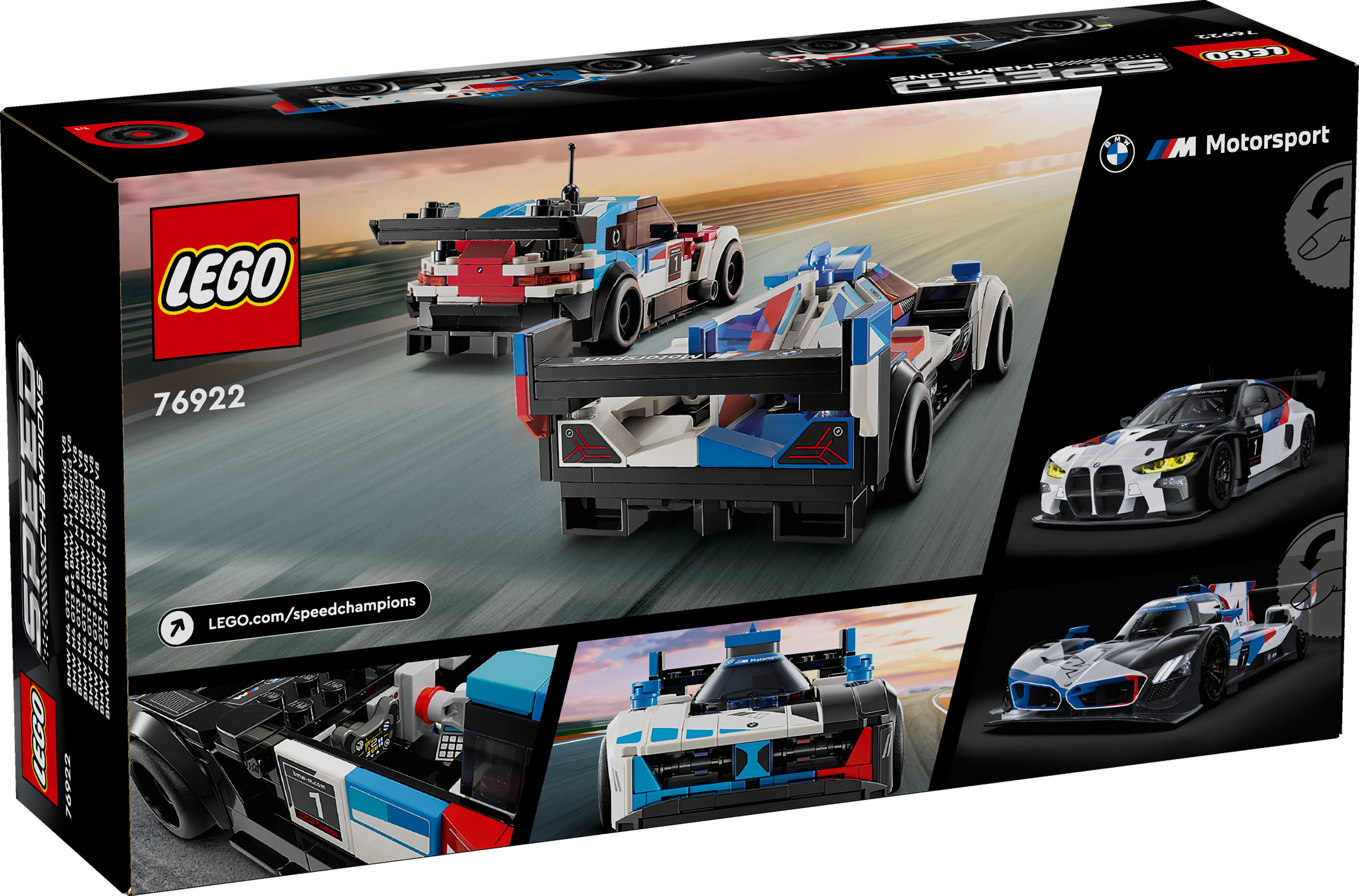 LEGO® Speed Champions 76922 BMW M4 GT3 & BMW M Hybrid V8 Rennwagen