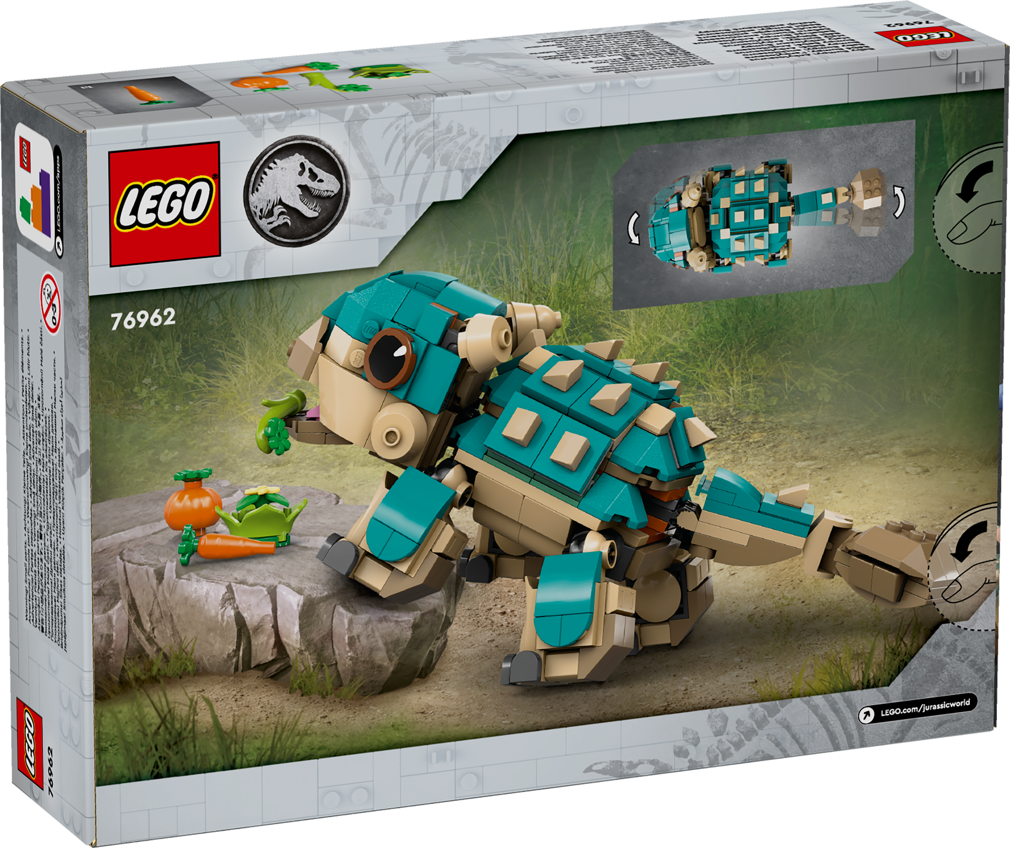 LEGO® Jurassic World 76962 Baby Bumpy: Ankylosaurus Spielzeug-Dinosaurier