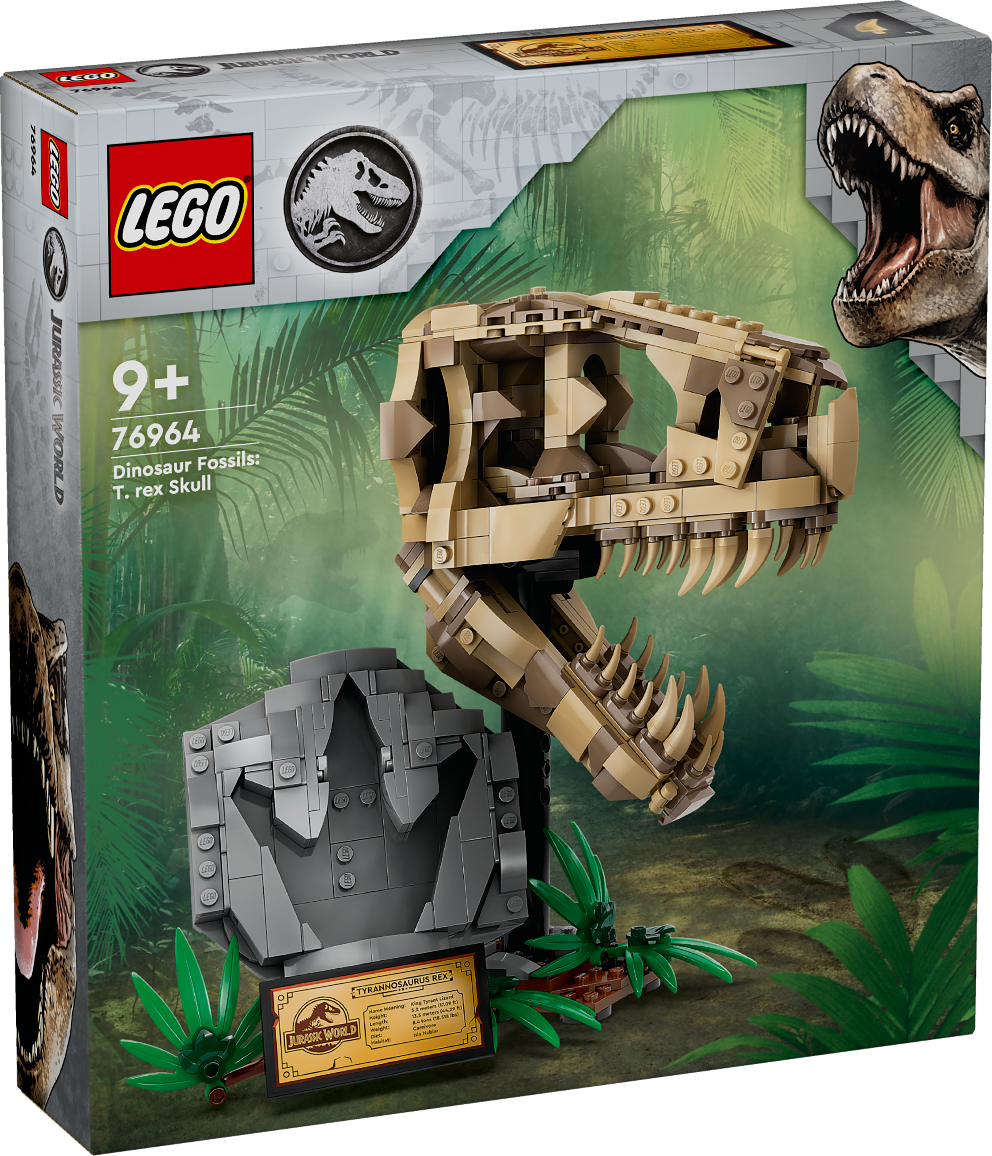 LEGO® Jurassic World 76964 Dinosaurier-Fossilien: T.-rex-Kopf, Dino-Spielzeug