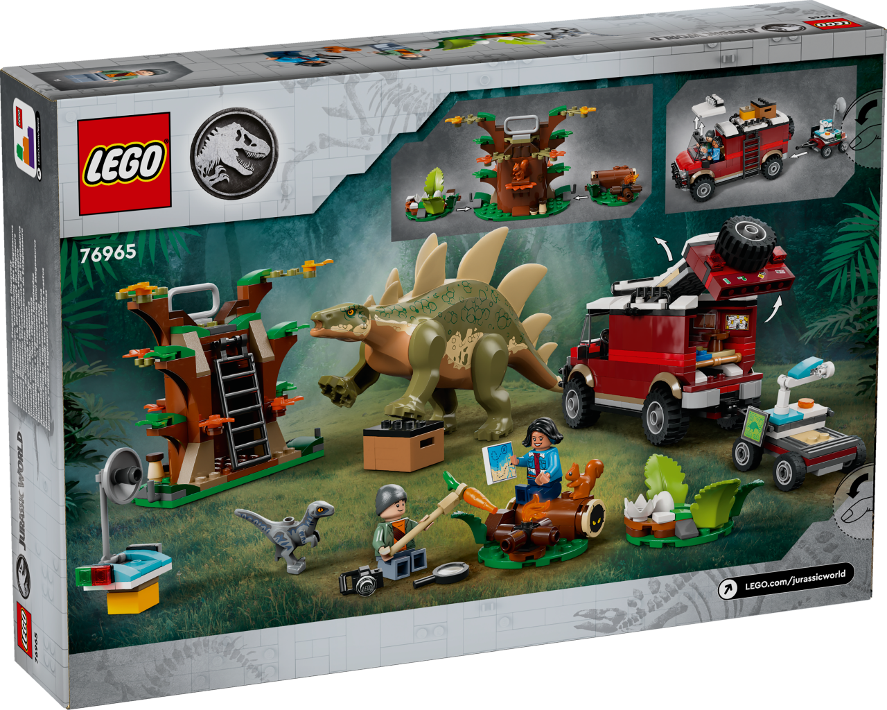 LEGO® Jurassic World 76965 Dinosaurier-Missionen: Entdeckung des Stegosaurus