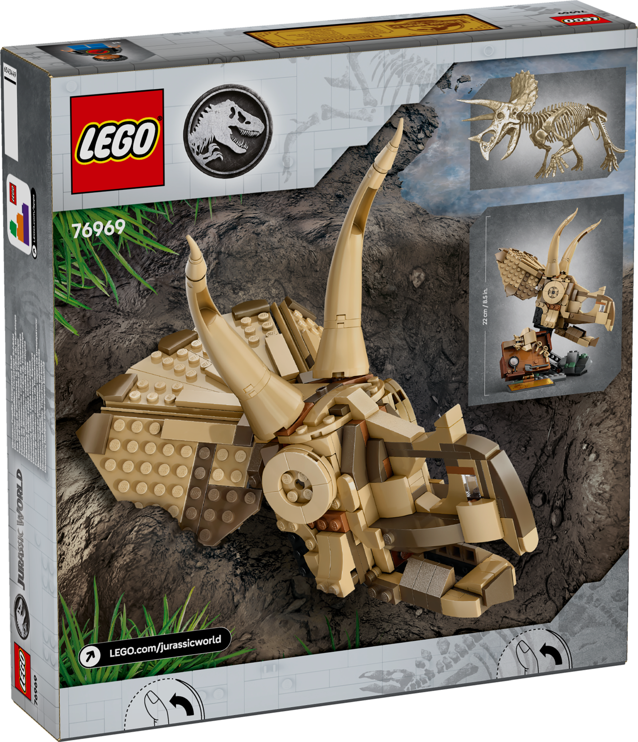 LEGO® Jurassic World 76969 Dinosaurier-Fossilien: Triceratops-Schädel